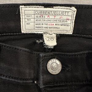 Hatch x Current Elliott black skinny jeans